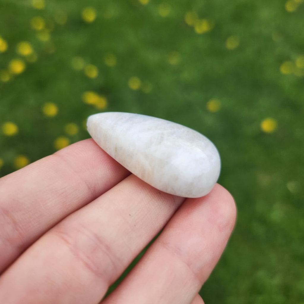 Rainbow Moonstone Crystal Cabochon