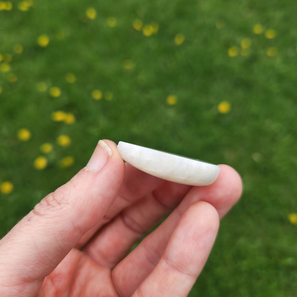 Rainbow Moonstone Crystal Cabochon