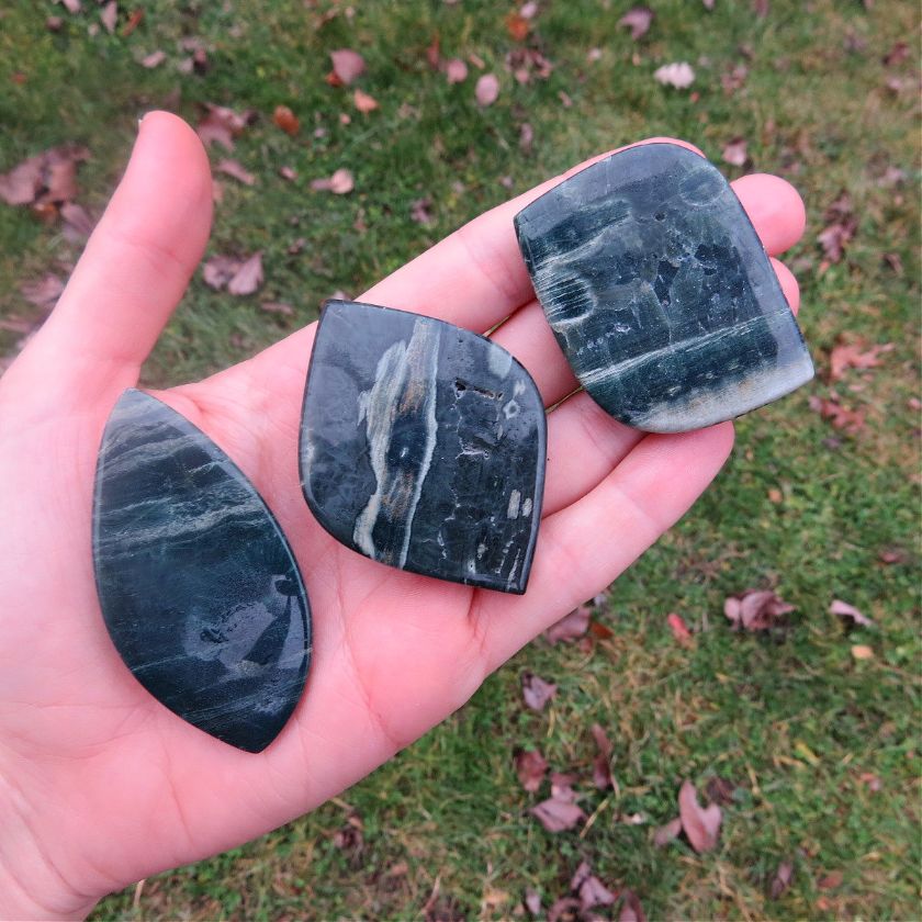 Blue Ocean Jasper Crystal Cabochon Stone