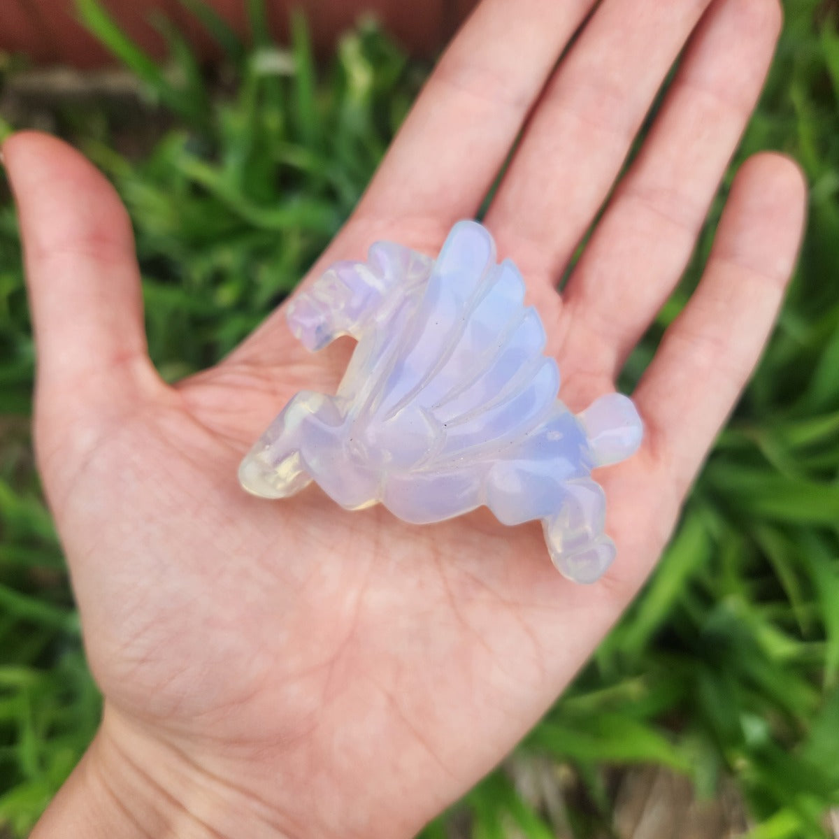Pegasus Crystal Carving in Opalite
