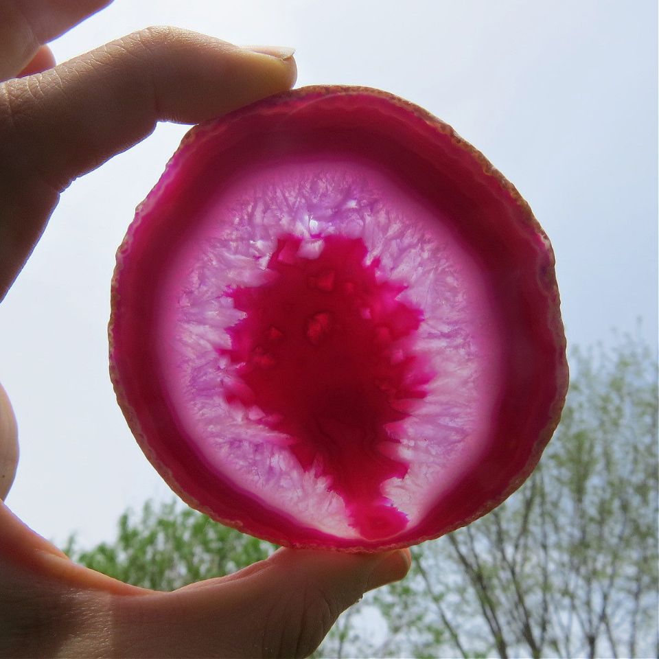 Pink Agate Crystal