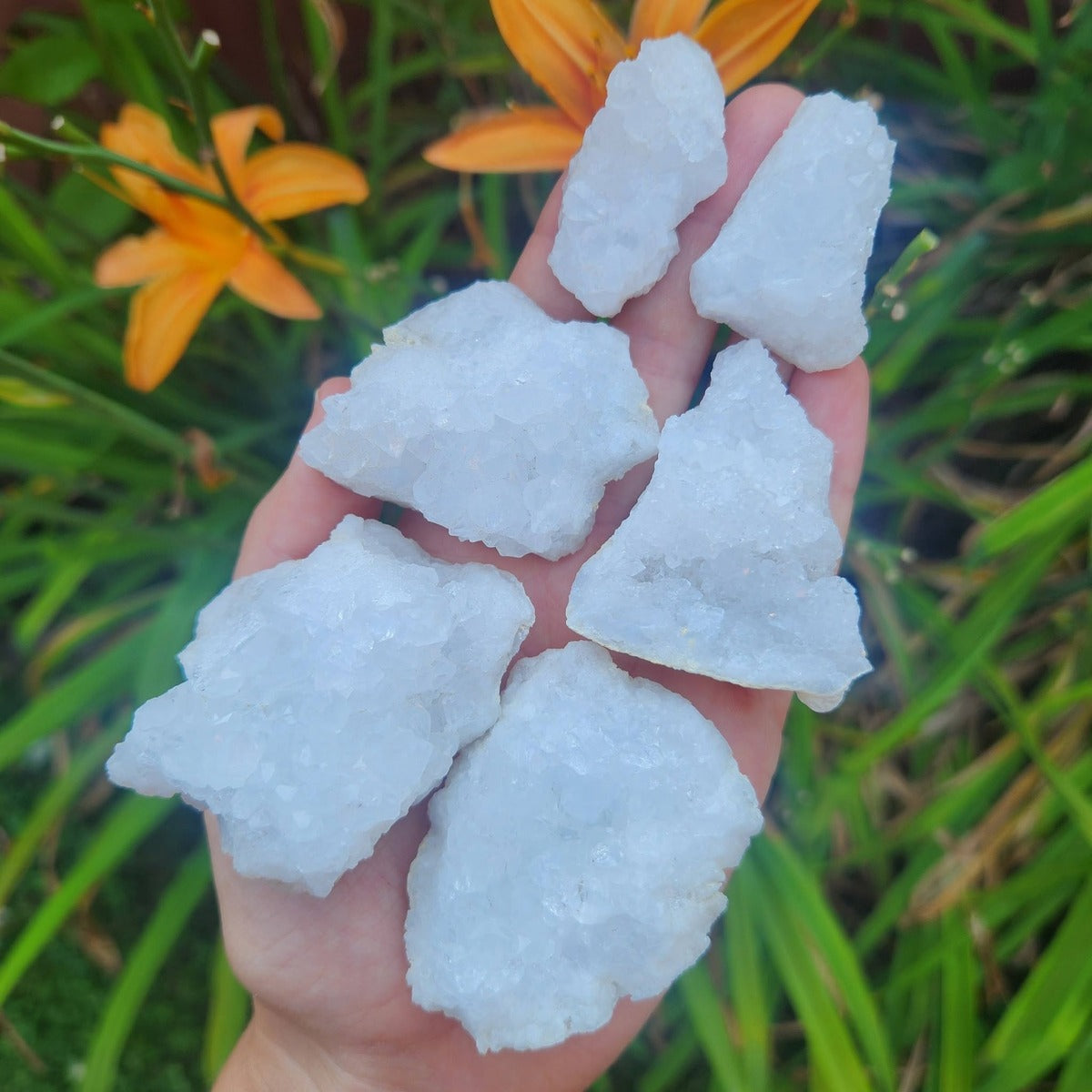 Quartz Crystal Geode Stones