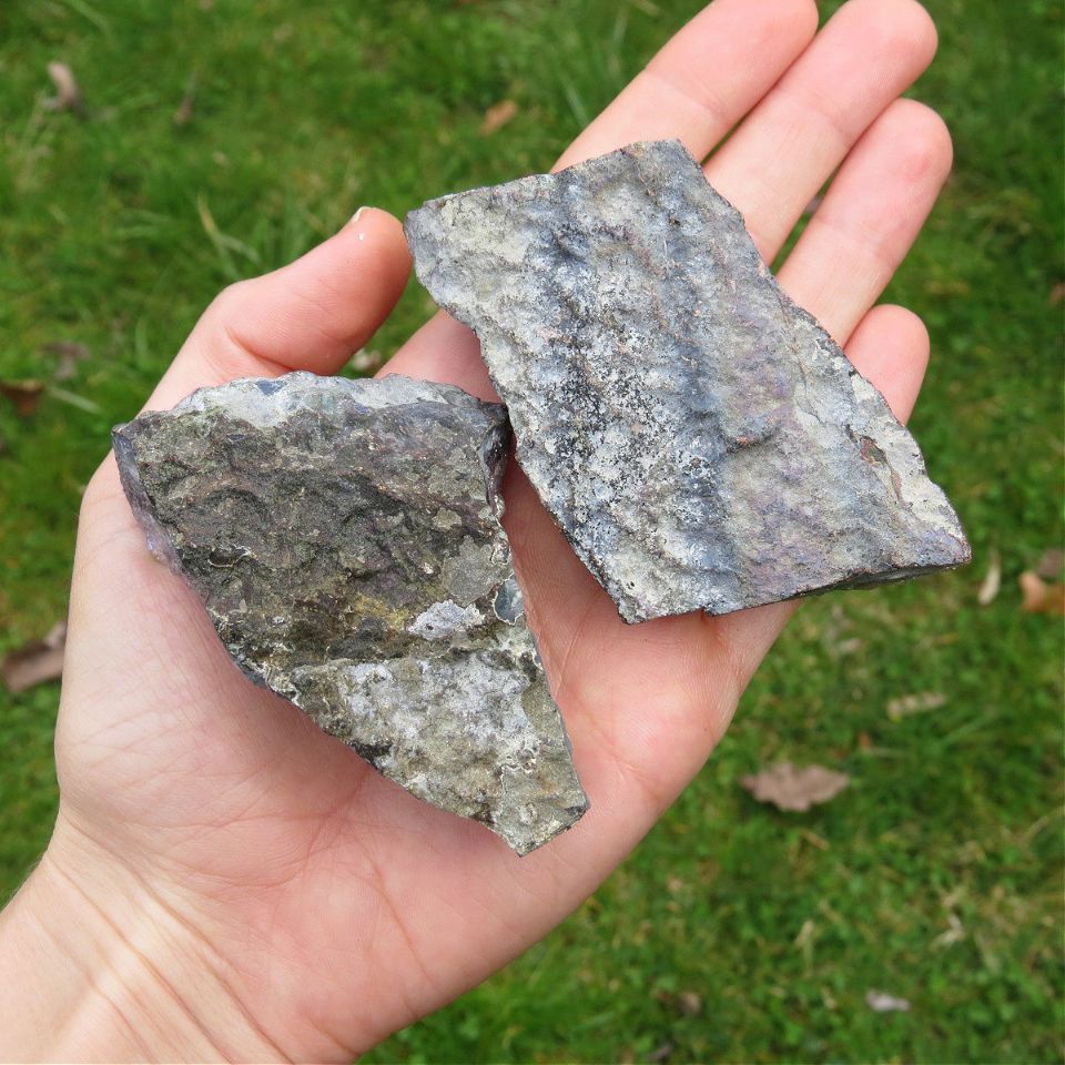 Rainbow Amethyst Aura Crystal Cluster 2.5"