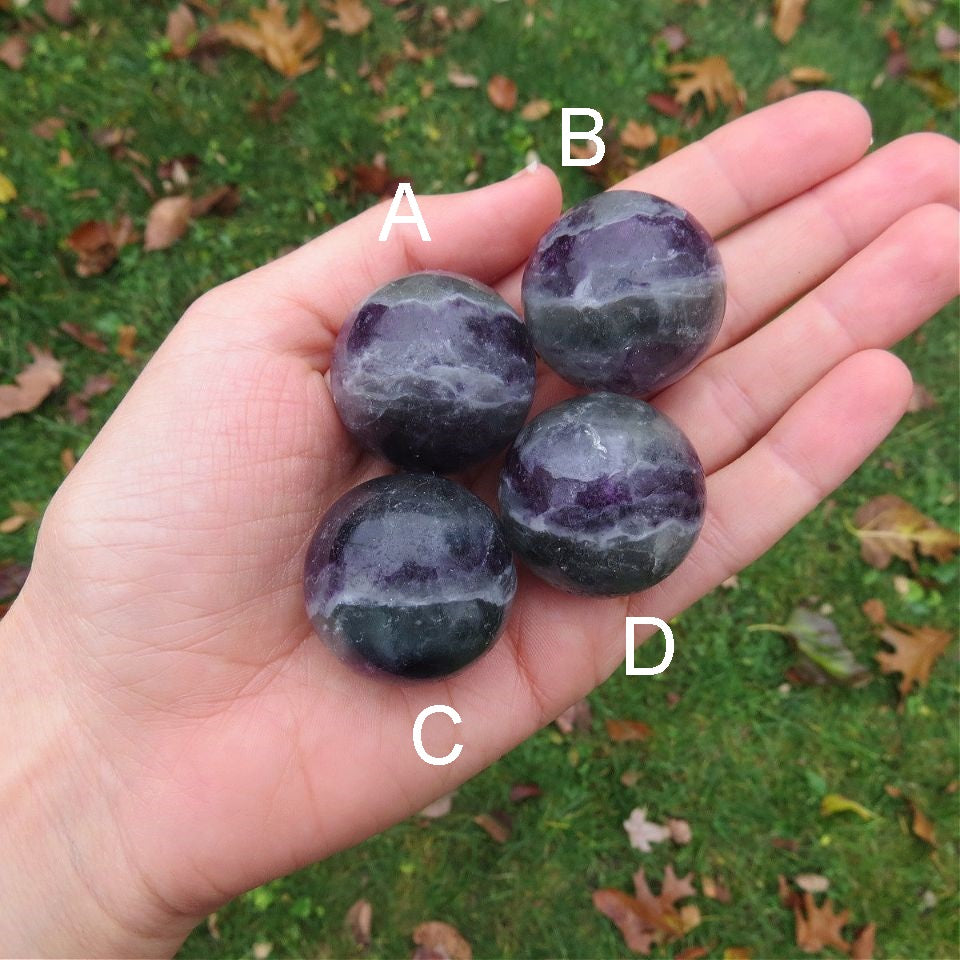 Rainbow Fluorite Crystal Ball Stone Sphere