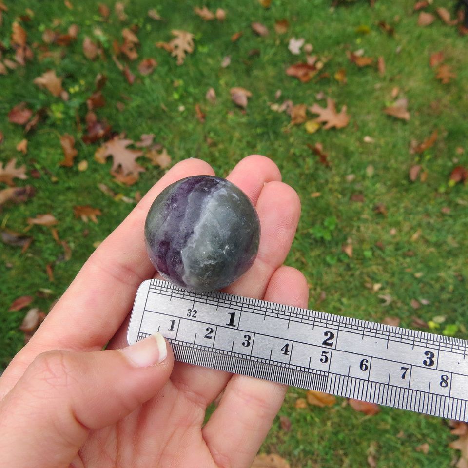 Rainbow Fluorite Crystal Ball Stone Sphere