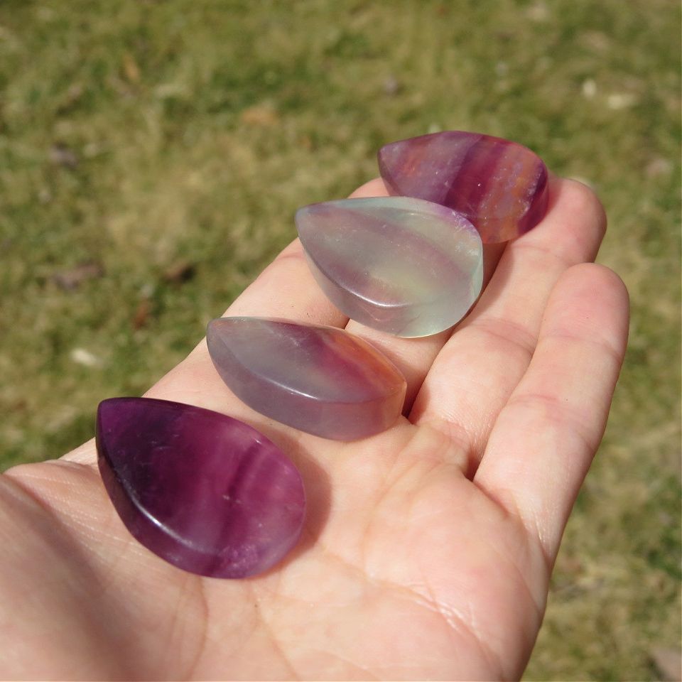 Rainbow Fluorite Crystals