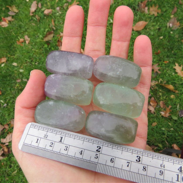 Rainbow Fluorite Crystal Polished Stone