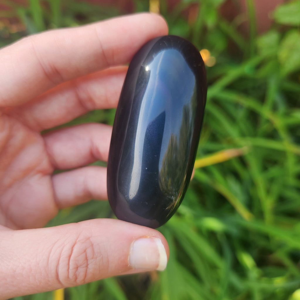 Rainbow Obsidian Polished Palm Stone