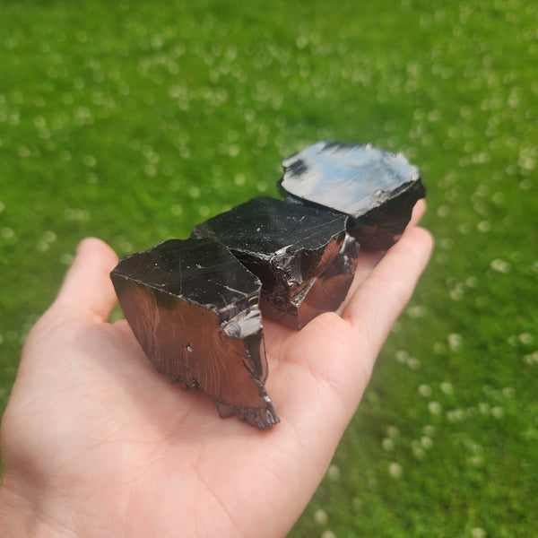 Raw Shungite Stone for Grounding, Cleanings, and Protection