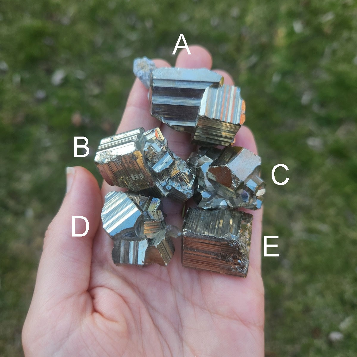 Raw Pyrite Crystal Chunk 1.25" | Cubic Pyrite | Fools Gold Stone