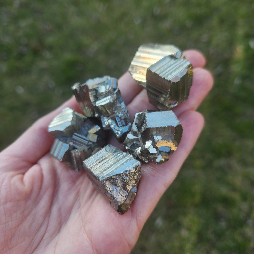 Raw Pyrite Crystal Chunk - Fools Gold