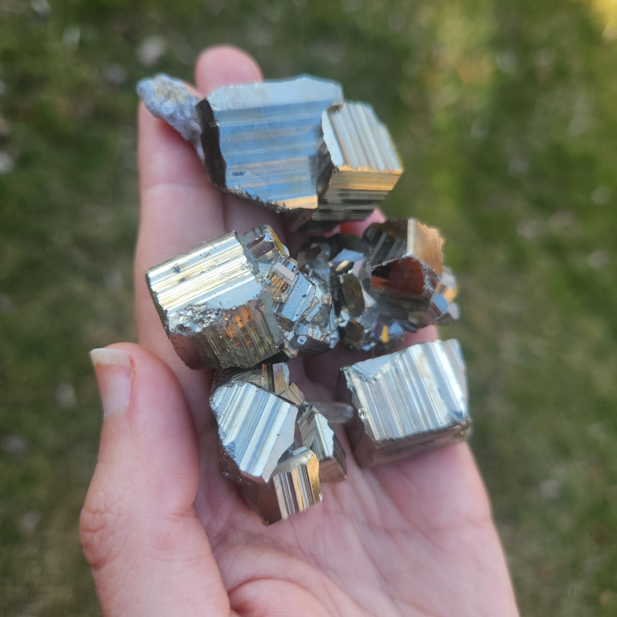 Raw Pyrite Crystal Chunk
