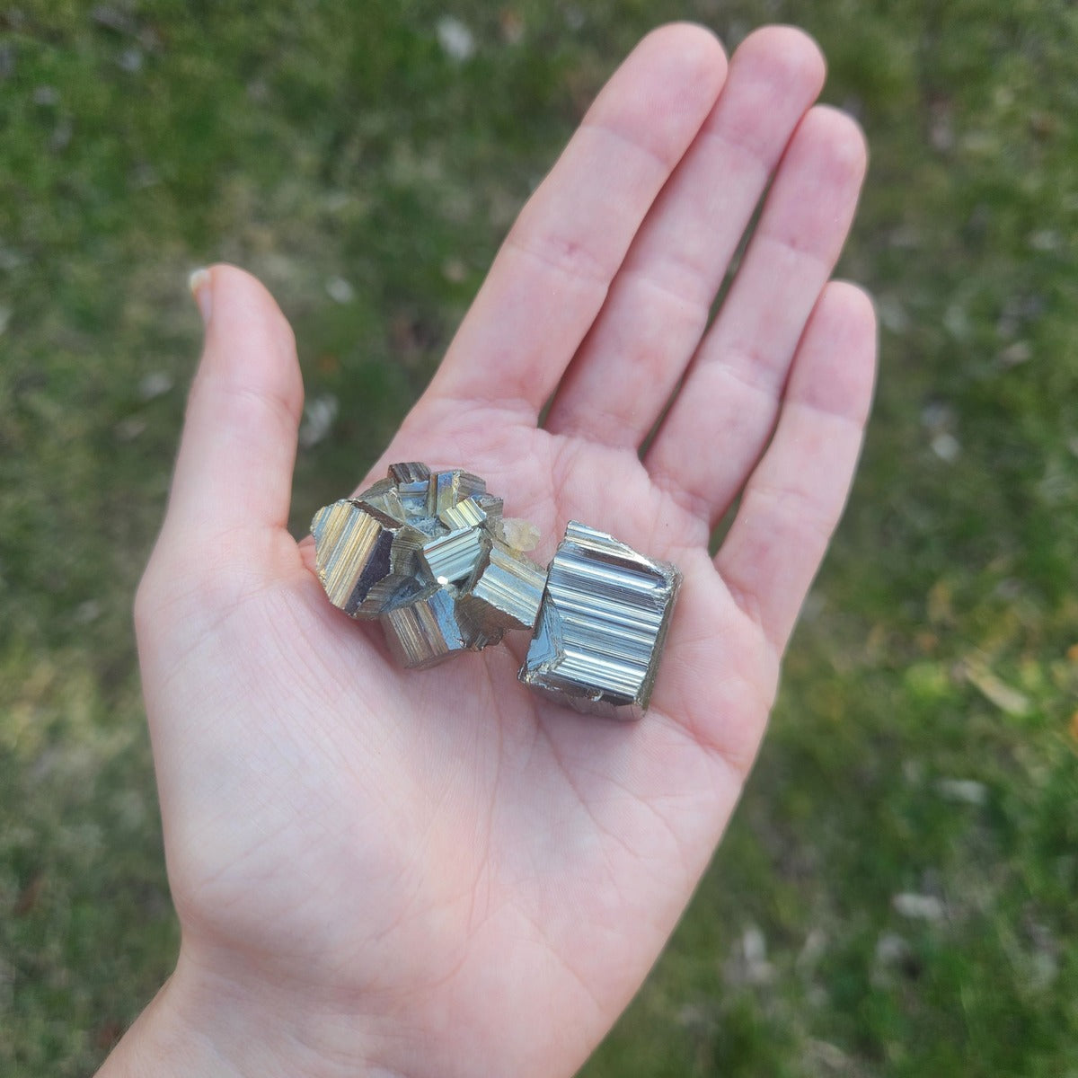 Raw Pyrite Crystal Chunks - Cubic Pyrite Stone