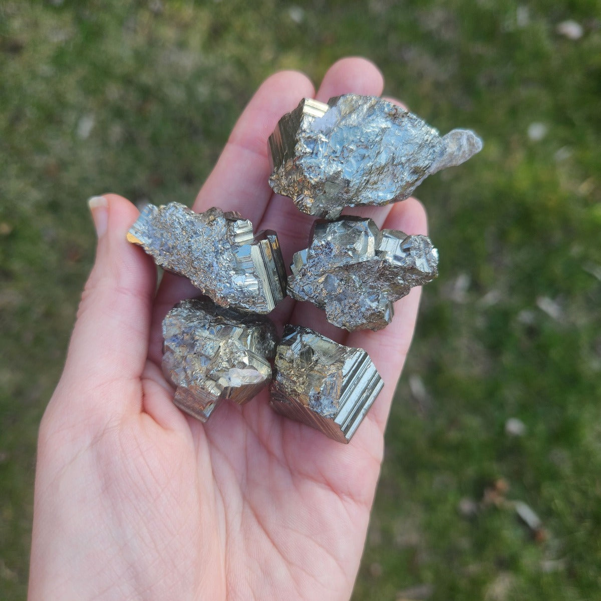 Raw Pyrite Crystal Chunk 1.25" | Cubic Pyrite | Fools Gold Stone