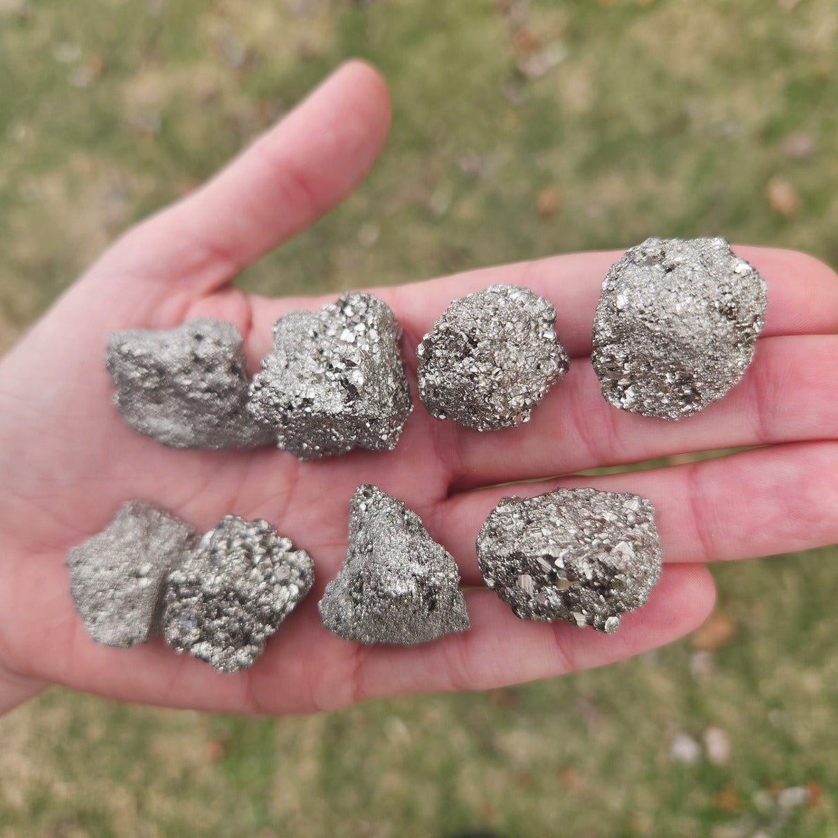 Raw Pyrite Crystal Clusters