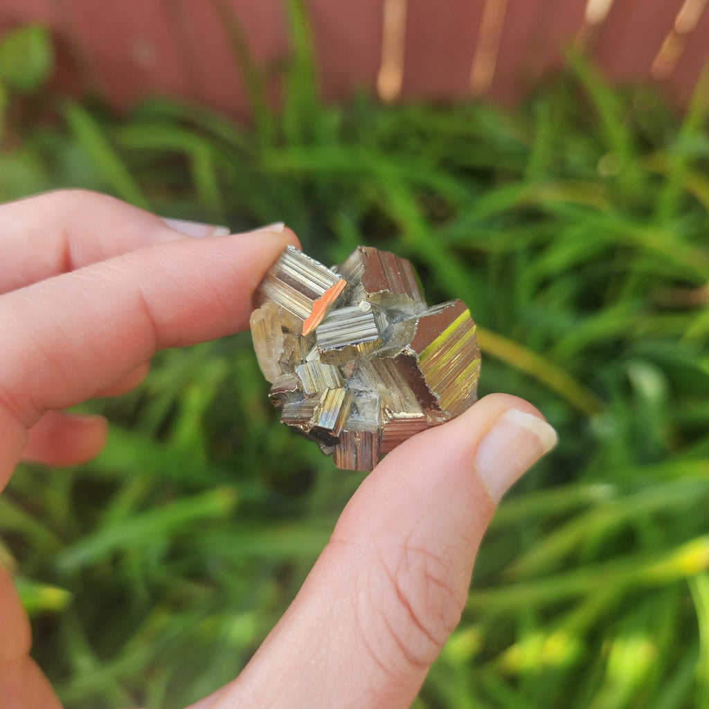 Raw Cubic Pyrite Crystal