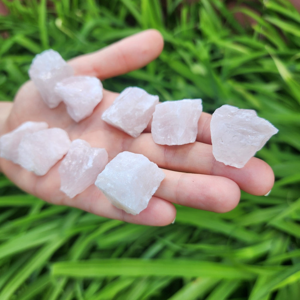 Raw Rose Quartz Stones