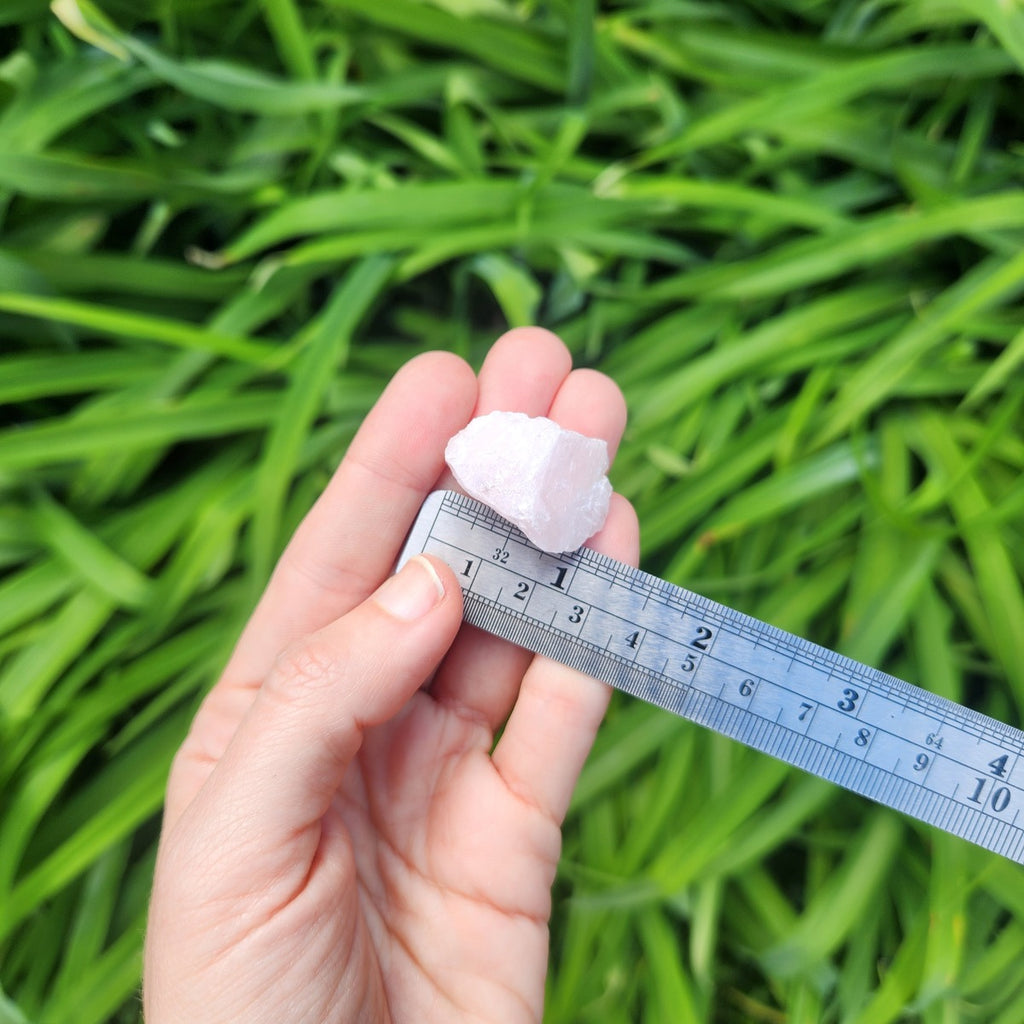Raw Rose Quartz Stone 1" Small | Heart Chakra Crystal for Love