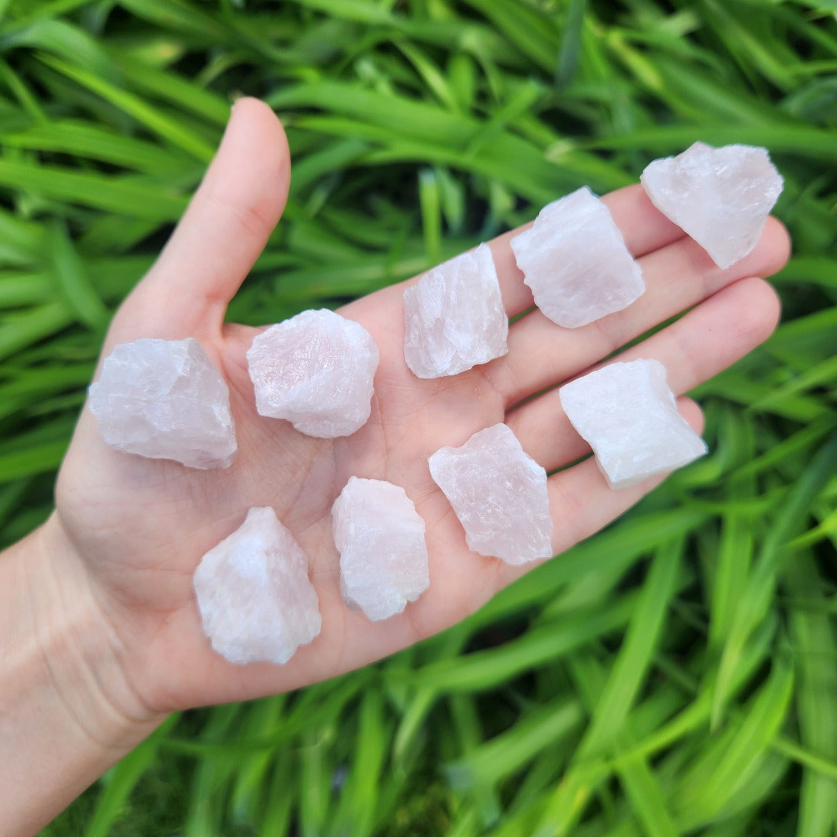 Raw Rose Quartz Crystal Stone for Love