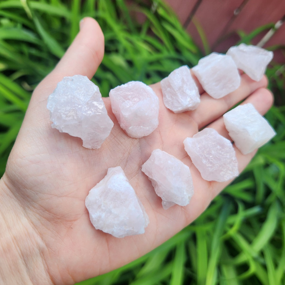 Raw Rose Quartz Stones - Rough Natural Crystal