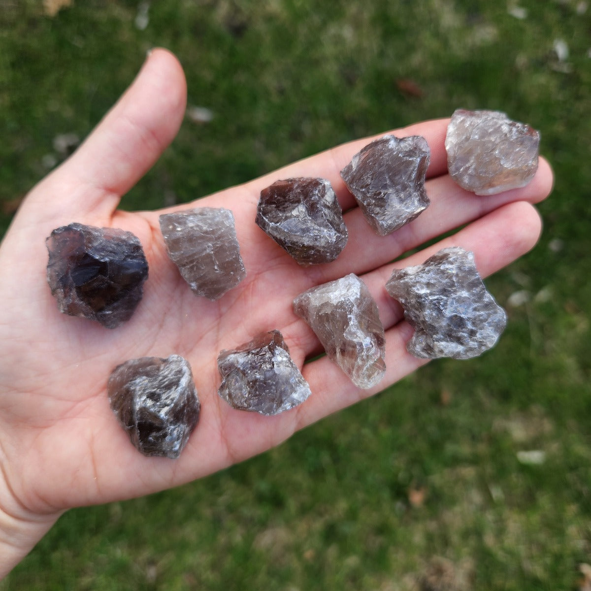 Raw Smoky Quartz Crystals