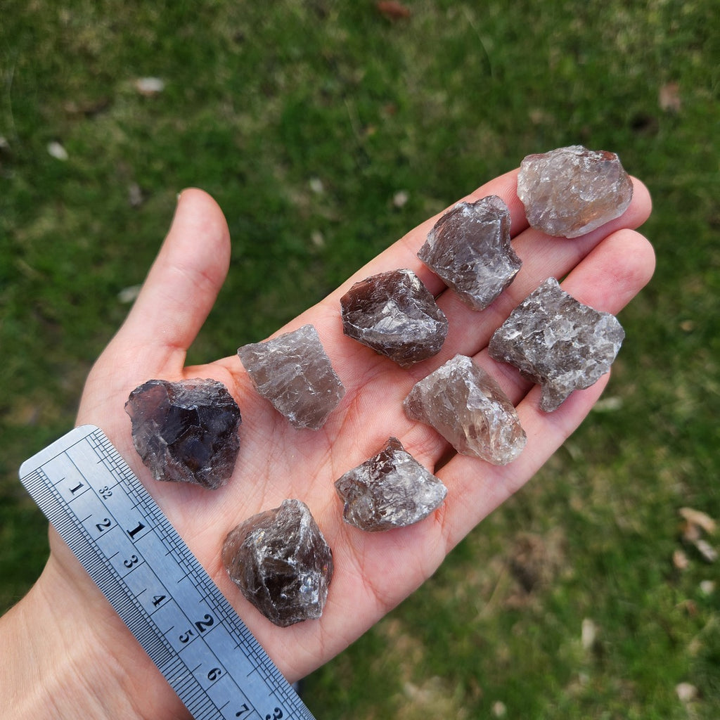 Raw Smoky Quartz Stone 1"