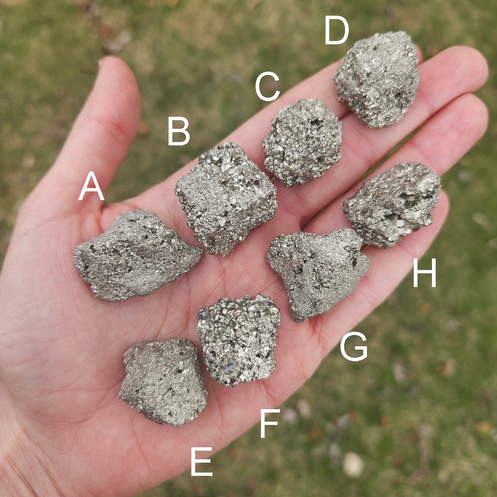Raw Pyrite Crystal 1" Fools Gold Nugget