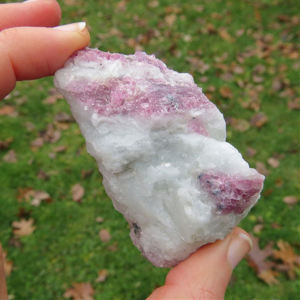 Pink Tourmaline in Quartz