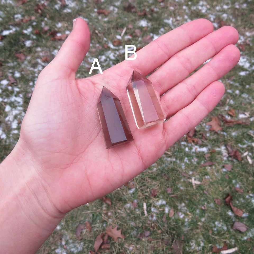 Smoky Quartz Crystal Point Tower 1.5"