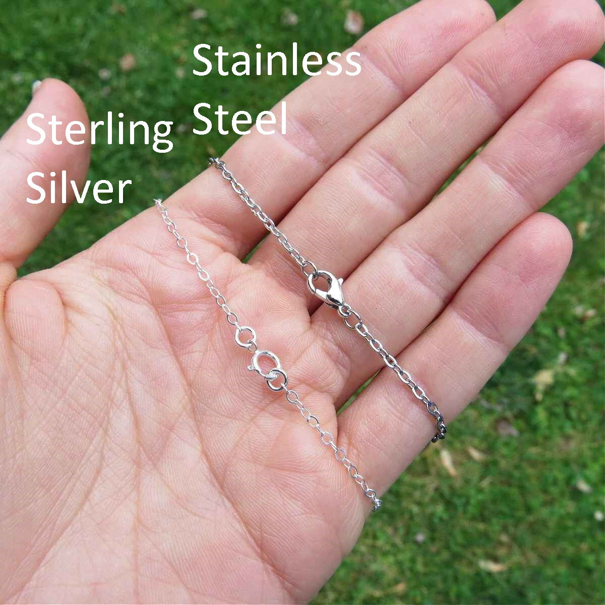 Black Onyx Crystal Heart Necklace