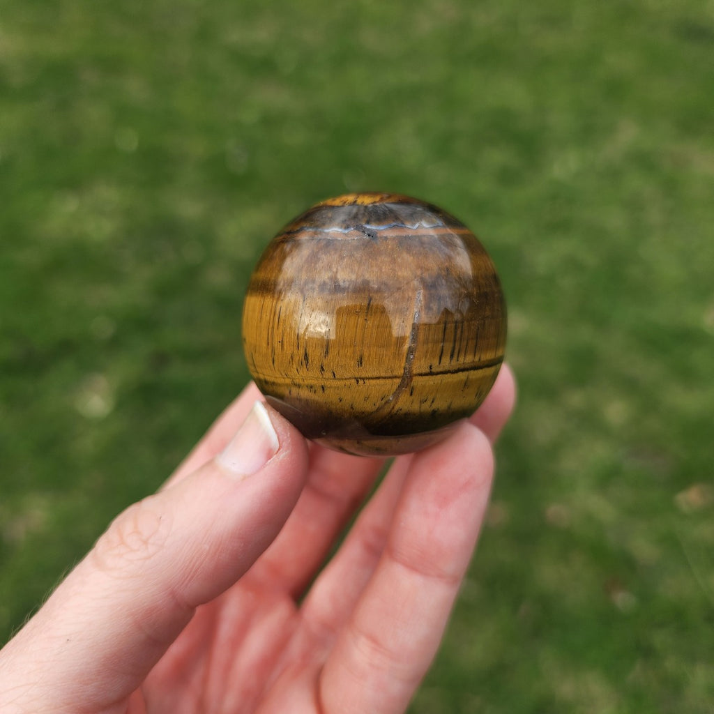 Tigers Eye Crystal Ball - Large