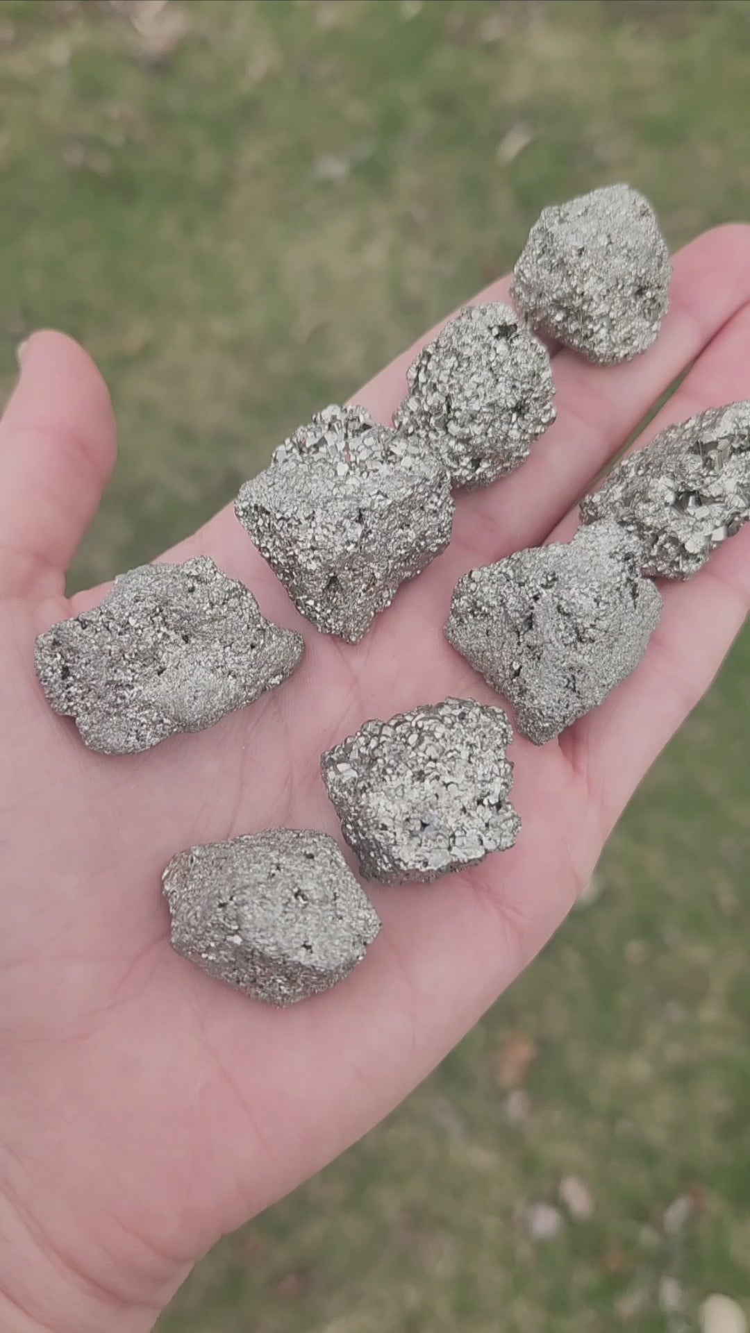 Raw Pyrite Crystal Clusters - Fool's Gold