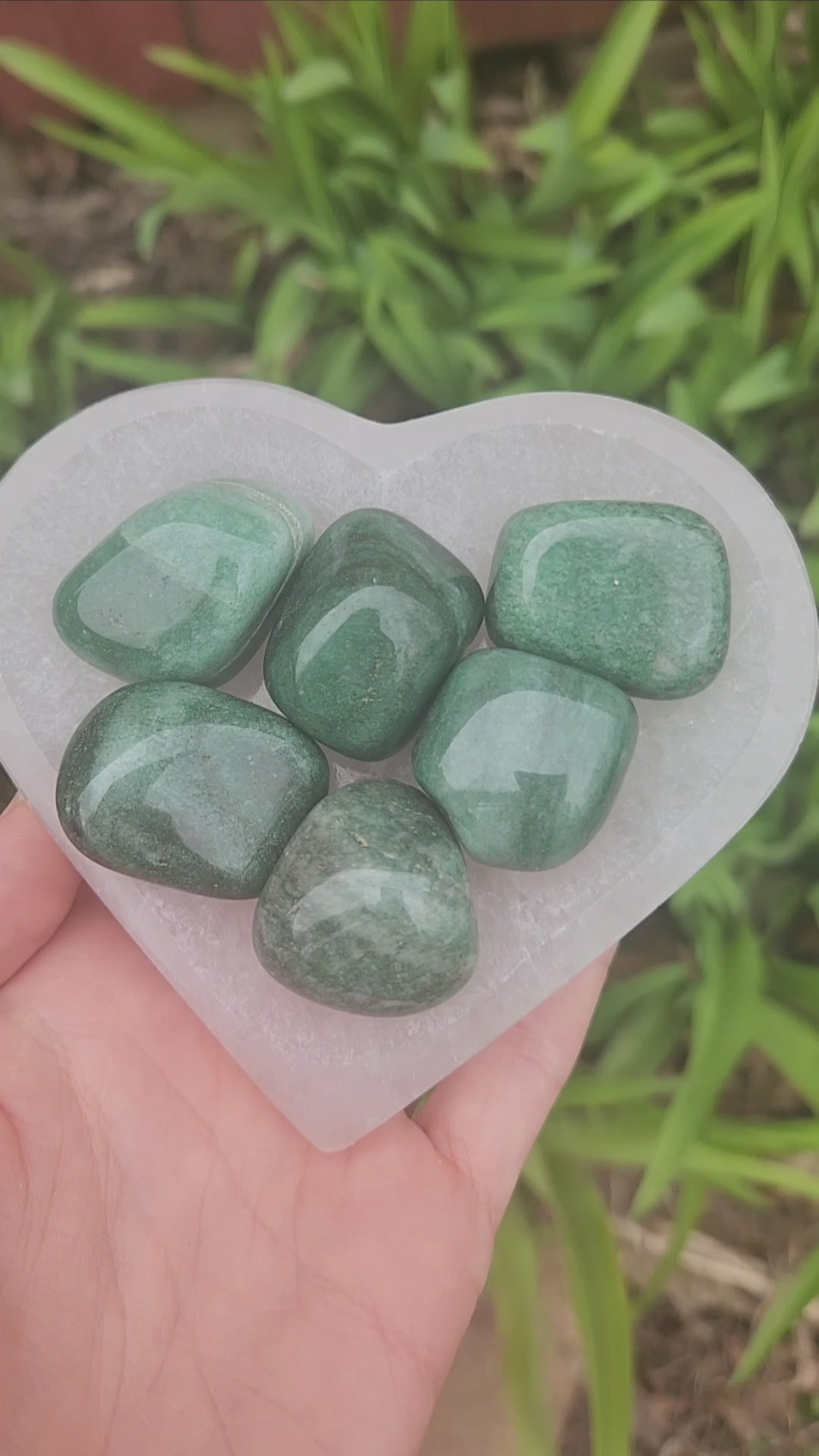 Green Aventurine Crystal Tumbled Stones