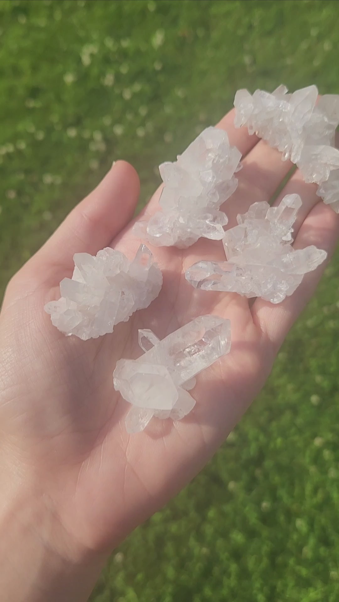 Mini Arkansas Quartz Crystal Clusters