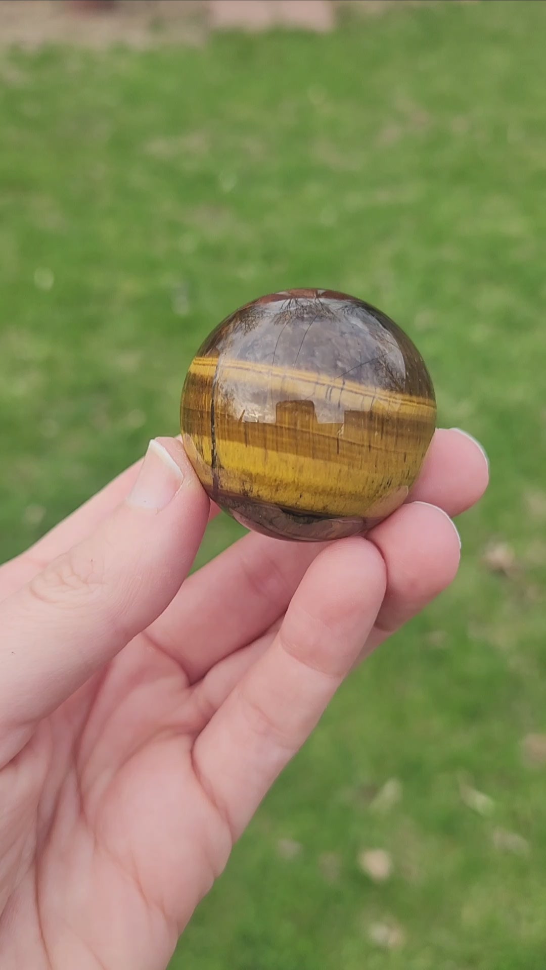 Tigers Eye Crystal Sphere