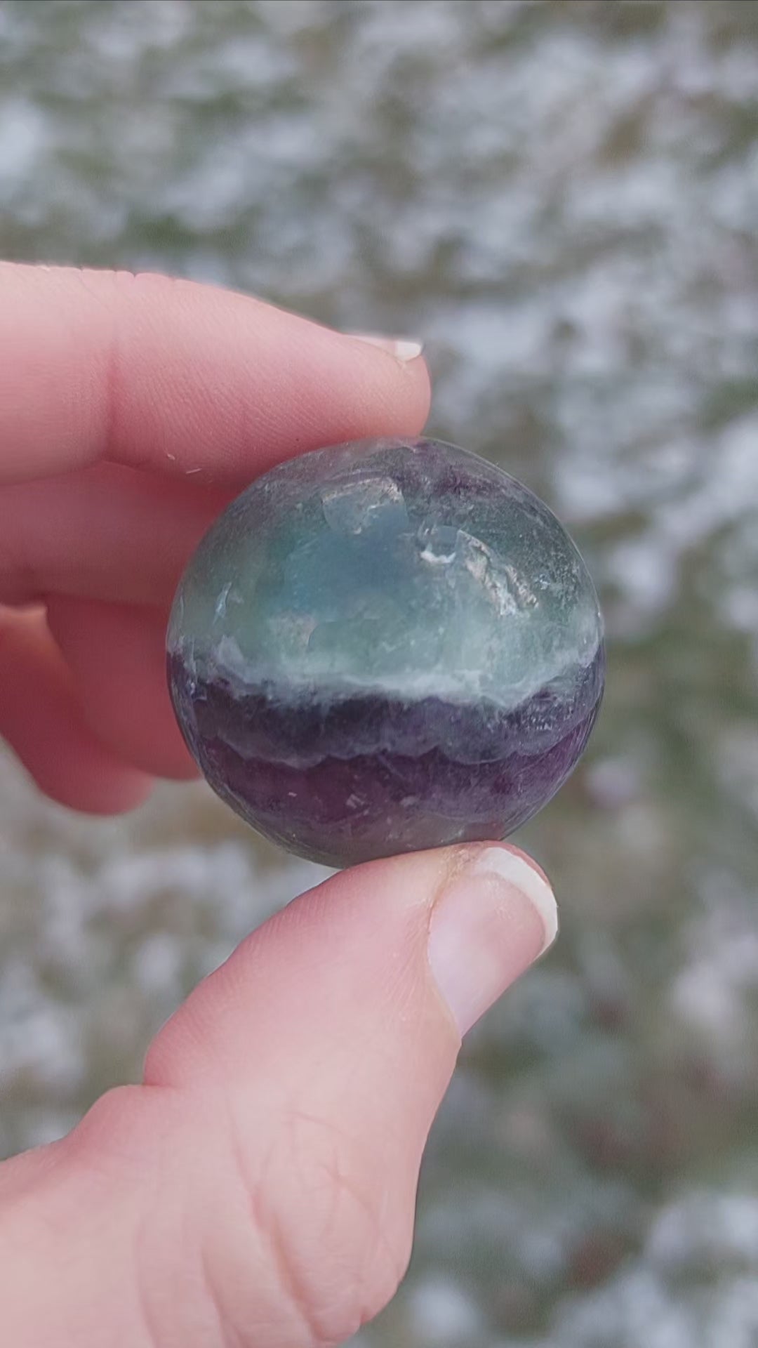 Rainbow Fluorite Crystal Ball