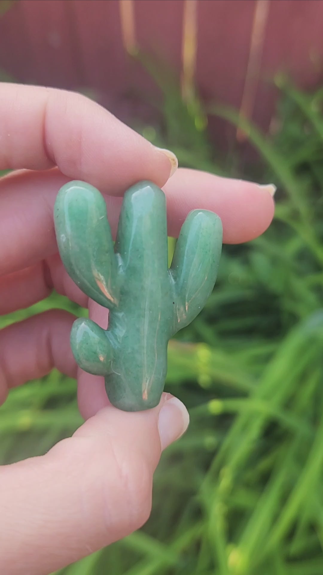 Green Aventurine Crystal Cactus Stone