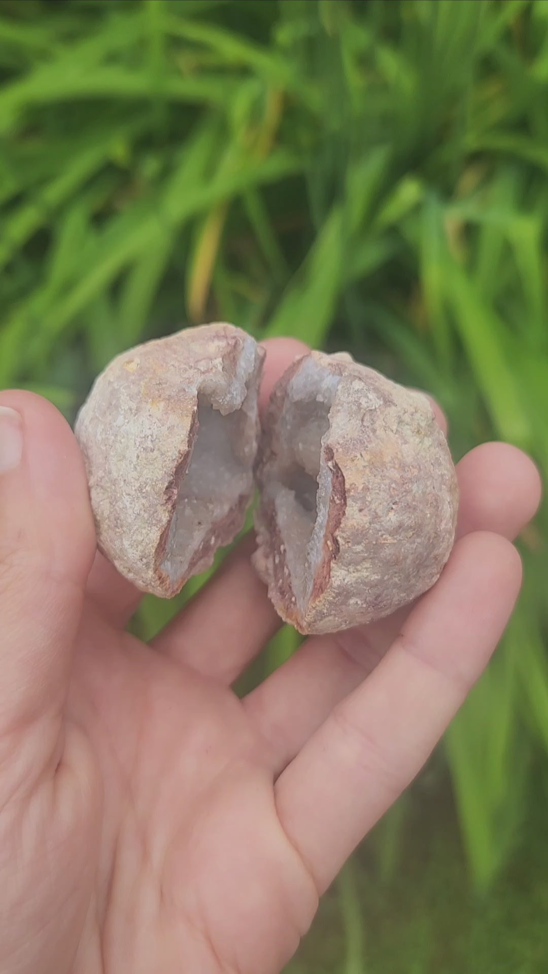 Cracked Open Amethyst Geode