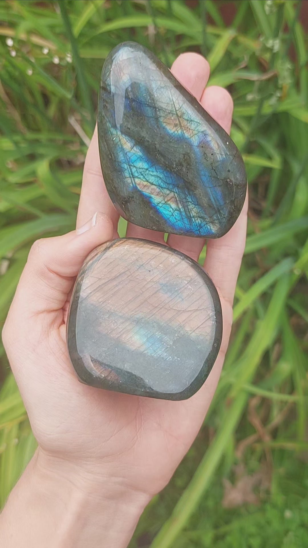Labradorite Standing Freeform Crystal Decor