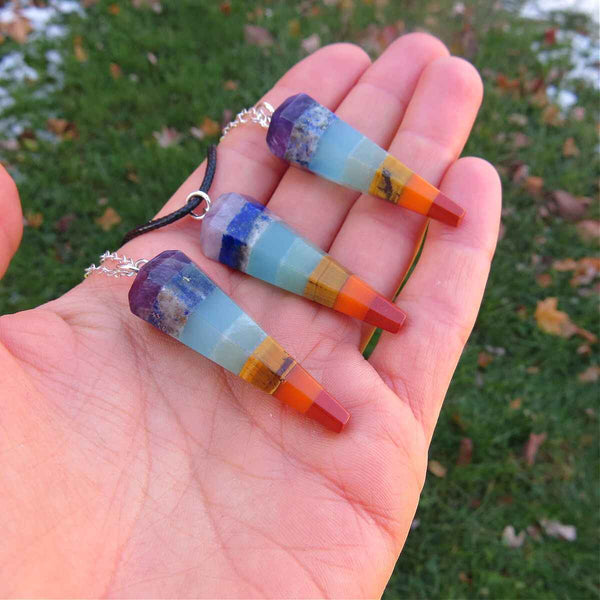 7 Chakra Pendulum Necklace