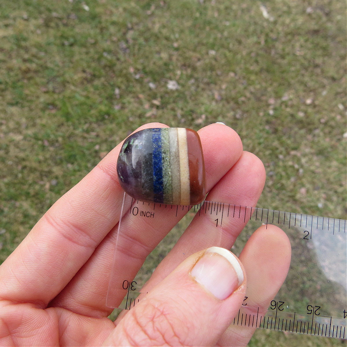 7 Chakra Crystal Tumbled Stone .75"