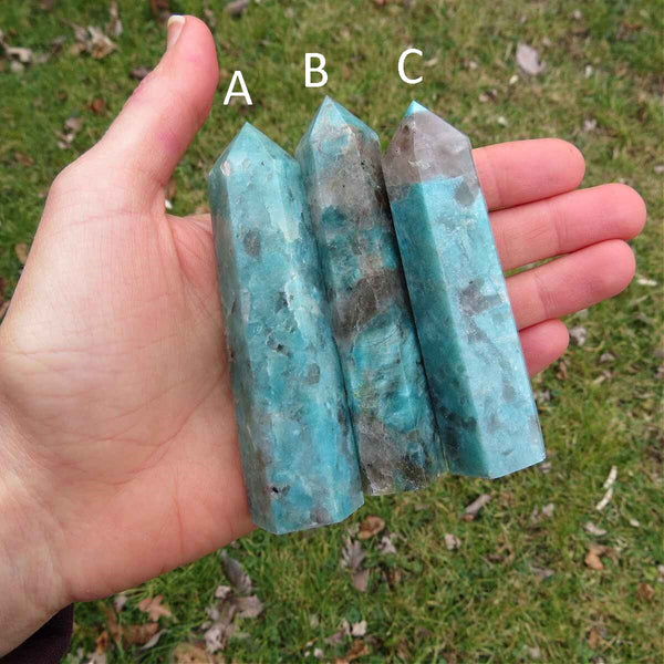 Amazonite Crystal Point Tower 3.5"
