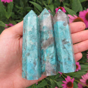 Amazonite Crystal Point Tower