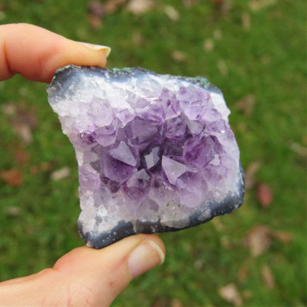 Raw Amethyst Crystal Cluster - Purple Stone