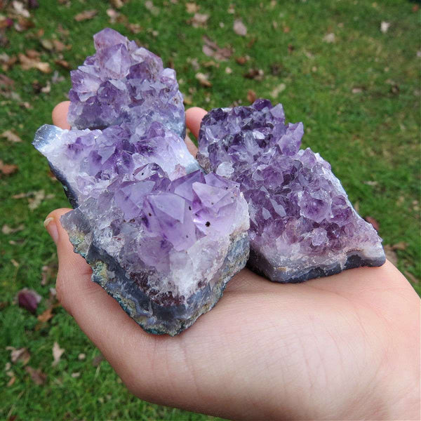 Raw Amethyst Cluster 1.5" | Natural Purple Amethyst Stone