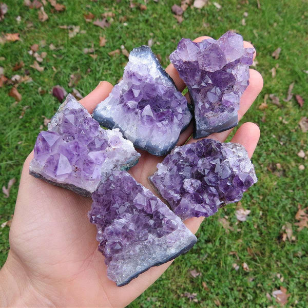 Raw Amethyst Crystal Cluster