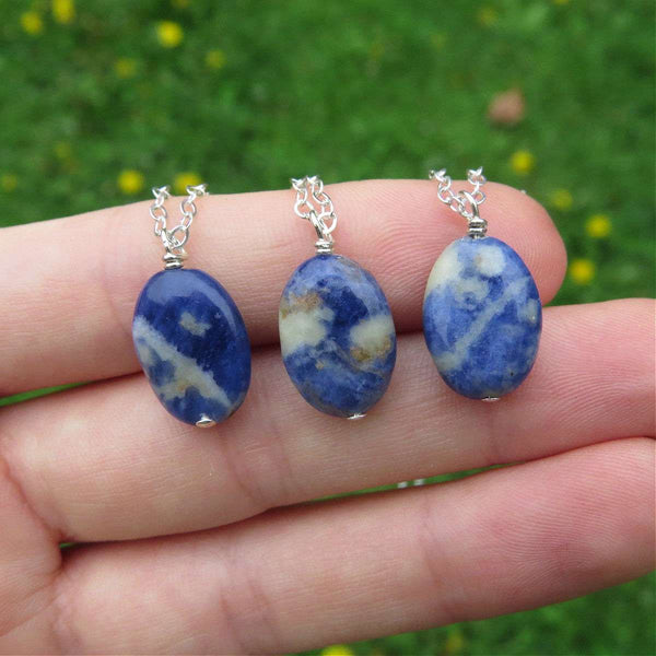 Sodalite Crystal Necklace