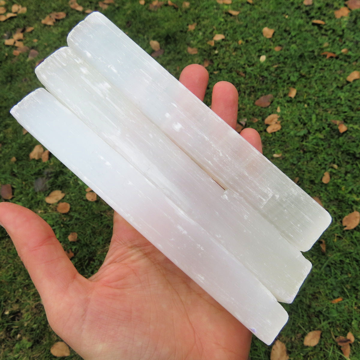 Raw Selenite Wand - 6" Selenite Stick - Crystal Wand