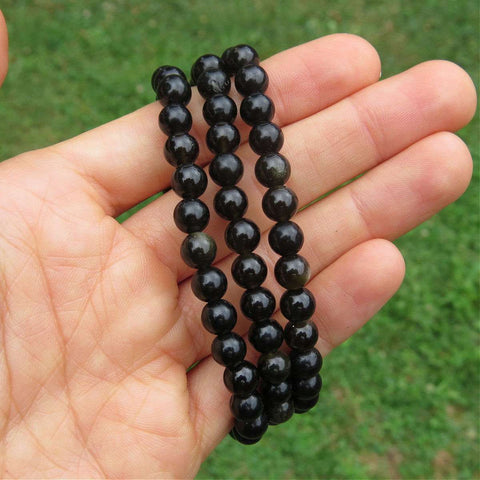 Gold Sheen Obsidian Crystal Bracelet