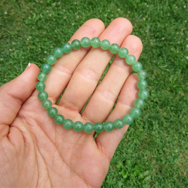 Green Aventurine Crystal Beaded Bracelet